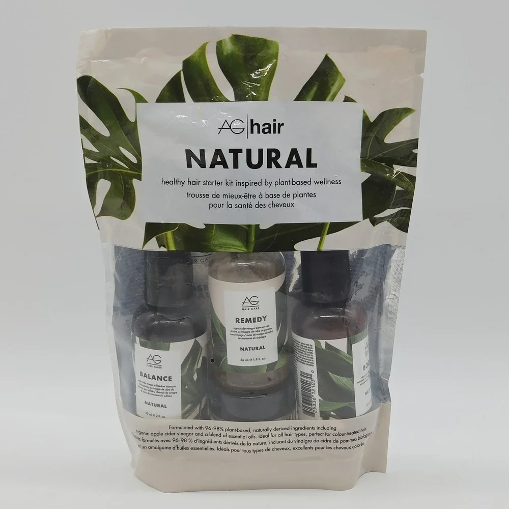 AG Hair Natural Starter Kit Boost, Remedy, Balance, Dry Lift, Rosehip Balm
